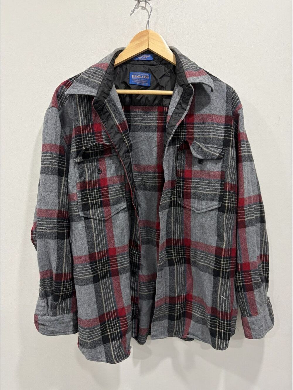 Vintage Pendleton Outdoorsman Flannel Button Up Shirt